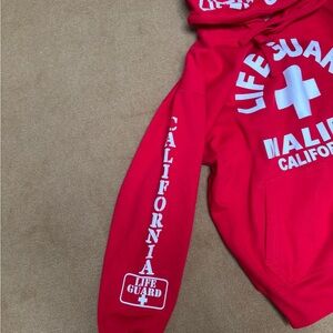 Red Lifeguard Hoodie